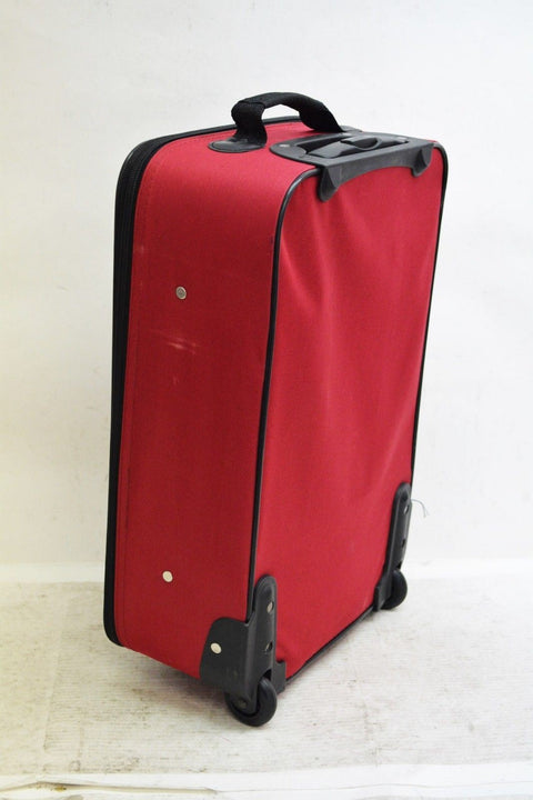 TAG Springfield III Red 20'' Luggage Carry On Suitcase Soft Rolling Wheels