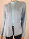 $159 Charter Club Womens Peplum 100% Cashmere Wool Front Open Cardigan Sweater L - evorr.com