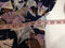 JM Collection Women's Printed Jacquard Top Periwinkle Deco Plumes Blouse Top XL