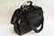 $400 Kenneth Cole Play Leather Double-Compartment Top-Zip Laptop Bag Black