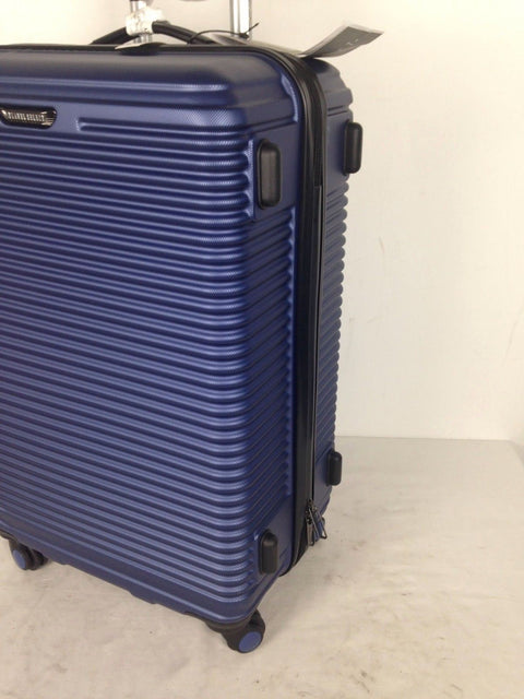 $360 NEW Travel Select Savannah 24" Hardside Spinner Luggage Suitcase Blue Bag