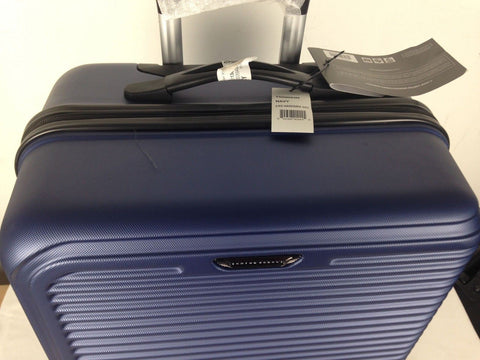 $360 NEW Travel Select Savannah 24" Hardside Spinner Luggage Suitcase Blue Bag