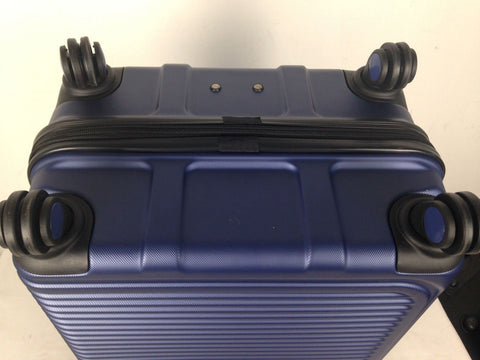 $360 NEW Travel Select Savannah 24" Hardside Spinner Luggage Suitcase Blue Bag