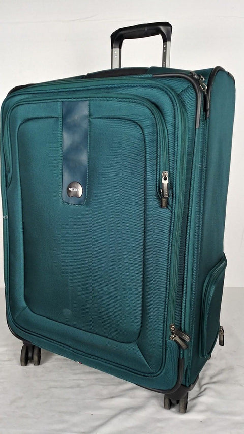 $360 DELSEY Helium Breeze 6.0 25" Soft Expandable Spinner Suitcase Luggage Green
