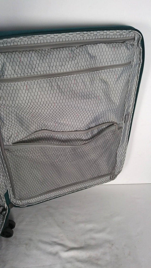 $360 DELSEY Helium Breeze 6.0 25" Soft Expandable Spinner Suitcase Luggage Green