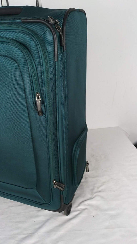 $360 DELSEY Helium Breeze 6.0 25" Soft Expandable Spinner Suitcase Luggage Green