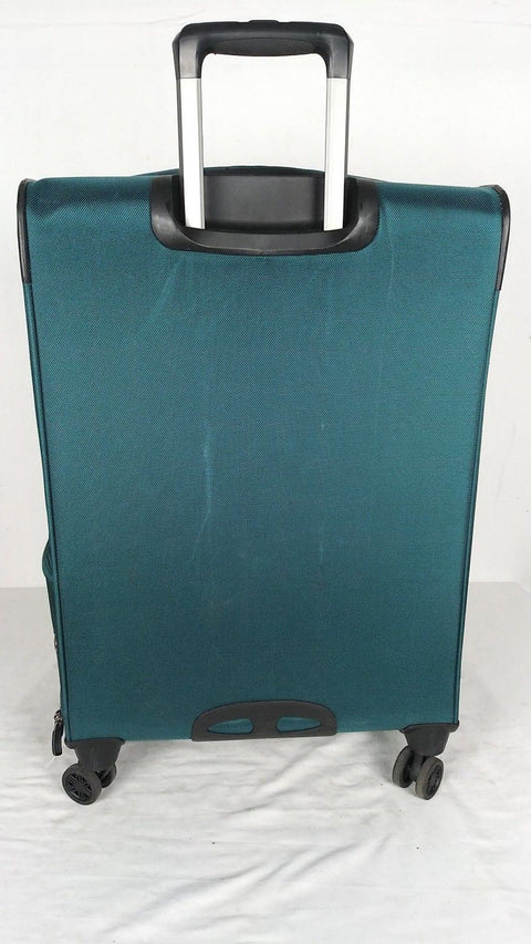 $360 DELSEY Helium Breeze 6.0 25" Soft Expandable Spinner Suitcase Luggage Green