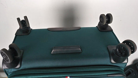 $360 DELSEY Helium Breeze 6.0 25" Soft Expandable Spinner Suitcase Luggage Green