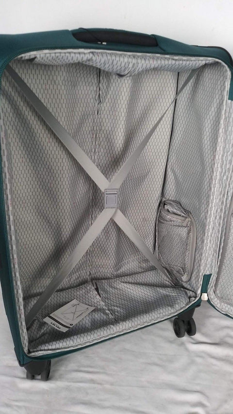 $360 DELSEY Helium Breeze 6.0 25" Soft Expandable Spinner Suitcase Luggage Green