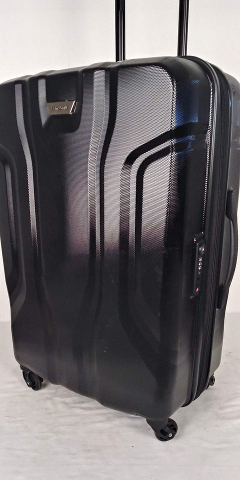 $340 Samsonite Spin Tech 3.0 25" Expandable Spinner Suitcase Luggage Hard Black