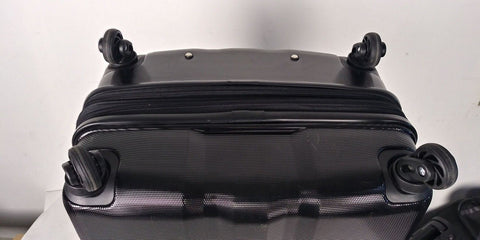 $340 Samsonite Spin Tech 3.0 25" Expandable Spinner Suitcase Luggage Hard Black