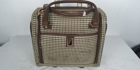 $240 London Fog Oxford Hyperlight 15" Wheeled Under-Seat Carry On Bag Check