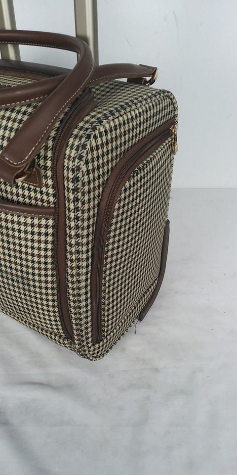 $240 London Fog Oxford Hyperlight 15" Wheeled Under-Seat Carry On Bag Check