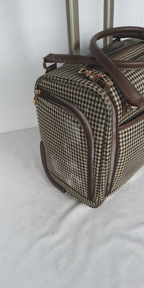$240 London Fog Oxford Hyperlight 15" Wheeled Under-Seat Carry On Bag Check