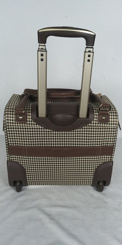$240 London Fog Oxford Hyperlight 15" Wheeled Under-Seat Carry On Bag Check