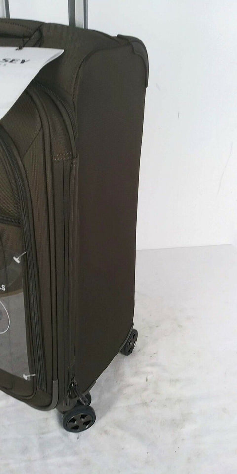 $260 Delsey Helium 360 21" Expandable Spinner Carry-On Suitcase Luggage Olive