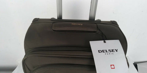 $260 Delsey Helium 360 21" Expandable Spinner Carry-On Suitcase Luggage Olive