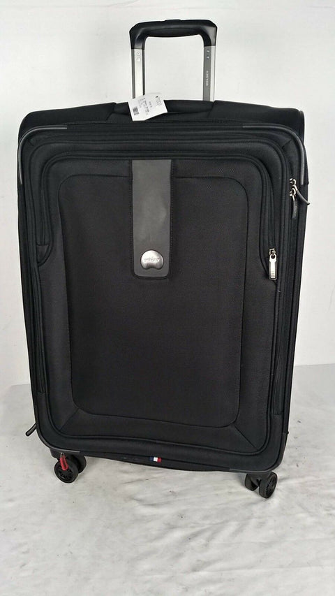$360 DELSEY Helium Breeze 6.0 25" Soft Expandable Spinner Suitcase Luggage Black
