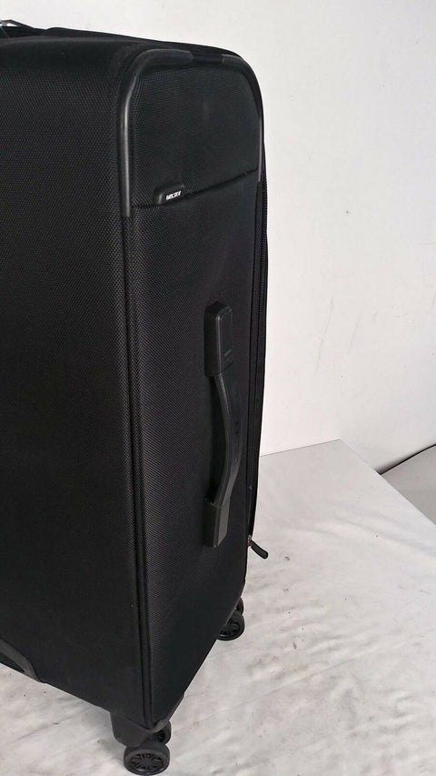 $360 DELSEY Helium Breeze 6.0 25" Soft Expandable Spinner Suitcase Luggage Black