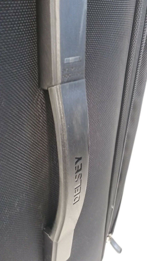 $360 DELSEY Helium Breeze 6.0 25" Soft Expandable Spinner Suitcase Luggage Black