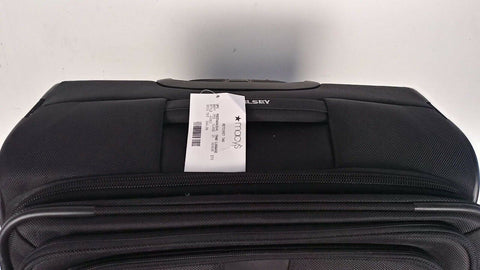 $360 DELSEY Helium Breeze 6.0 25" Soft Expandable Spinner Suitcase Luggage Black