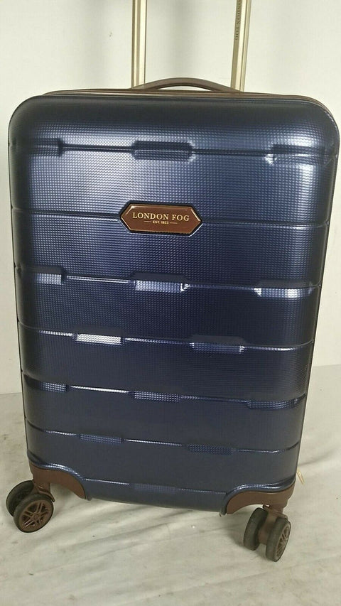 $200 London Fog Brentwood 20" Hard Spinner Suitcase Luggage Carry On Expandable