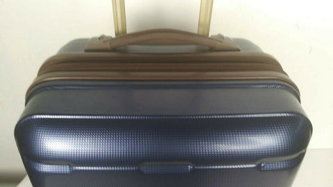 $200 London Fog Brentwood 20" Hard Spinner Suitcase Luggage Carry On Expandable