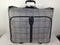 $400 London Fog Knightsbridge 44" Rolling Garment Travel Bag Gray Plaids Luggage