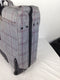 $400 London Fog Knightsbridge 44" Rolling Garment Travel Bag Gray Plaids Luggage