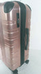 $380 Kenneth Cole Reaction 24" Hard Case Spinner TSA Suitcase Luggage Rose Gold