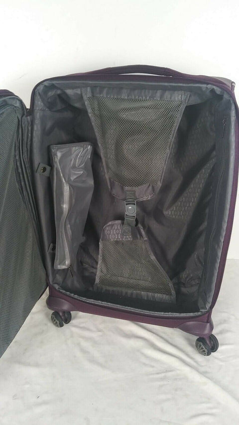 $380 New Samsonite Silhouette XV 25" Spinner Suitcase Luggage Purple W/ TSA Lock