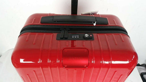 $575 New Rimowa Essential Lite Cabin 20" Hardcase Carry On Luggage Red w/ TSA