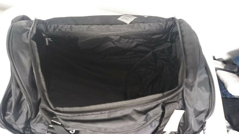 New Columbia 26" Drop Bottom Wheeled Travel Duffle Bag Black Trolley