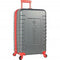 $300 New Columbia 25" Hardside Expandable Spinner Luggage Suitcase Grey Red