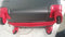 $300 New Columbia 25" Hardside Expandable Spinner Luggage Suitcase Grey Red