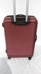 NEW Travel Select Savannah 24" Hard Case Dual Spinner Luggage Suitcase RED - evorr.com