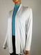 $59 New Style&Co. Women's Long Sleeve Front Open White Hi-Low Cardigan Shrug  L