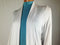 $59 New Style&Co. Women's Long Sleeve Front Open White Hi-Low Cardigan Shrug  L