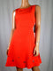 $128 New TAHARI ASL Women's Fit & Flare Tangerine Grommet Tunic Dress Size 10 - evorr.com