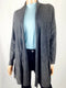 $79 Charter Club Women Pleated Long Sleeve Front Open Cardigan Sweater Shrug L