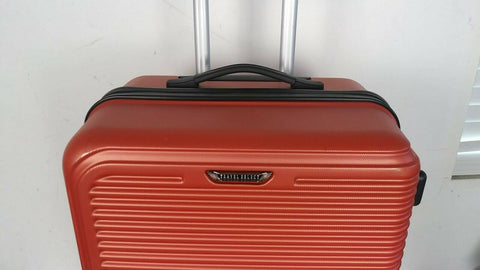 $360 Travel Select Savannah 24" Hardcase Spinner Luggage Suitcase Orange Bag