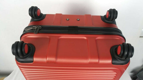 $360 Travel Select Savannah 24" Hardcase Spinner Luggage Suitcase Orange Bag