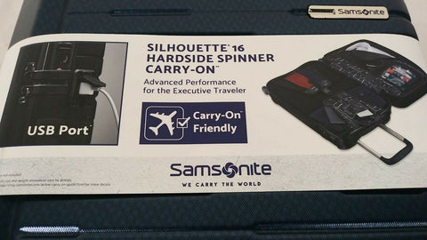 Samsonite Silhouette 16 20 " Rigide Côté Extensible Bagage à Main Spinner Valise