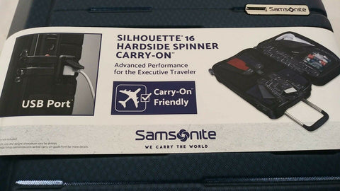 Samsonite Silhouette 16 20" Hard side Expandable Carry-On Spinner Suitcase