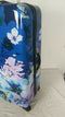 $340 NEW TAG Pop Art 28" Hard Shell Luggage Expandable Suitcase Blue Floral