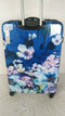 $340 NEW TAG Pop Art 28" Hard Shell Luggage Expandable Suitcase Blue Floral