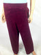 New Karen Scott Women's Pull On Velour Stretch Casual Pants Red Berry Size XL - evorr.com