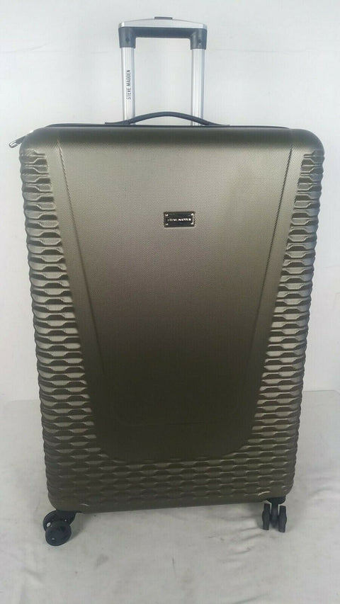 $480 New Steve Madden Antics Hardcase 28" Luggage Suitcase Spinner Wheels Green