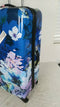 $340 TAG Pop Art 28" Hard Shell Luggage Expandable Suitcase Blue Floral