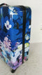 $340 TAG Pop Art 28" Hard Shell Luggage Expandable Suitcase Blue Floral